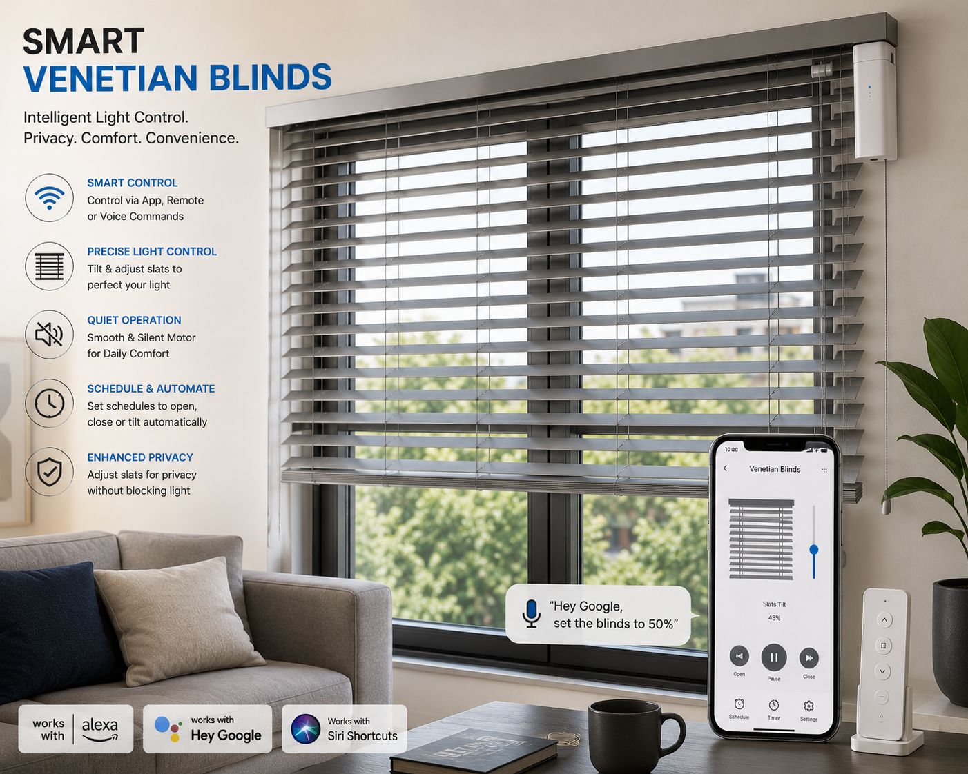 Smart Venetian Blinds